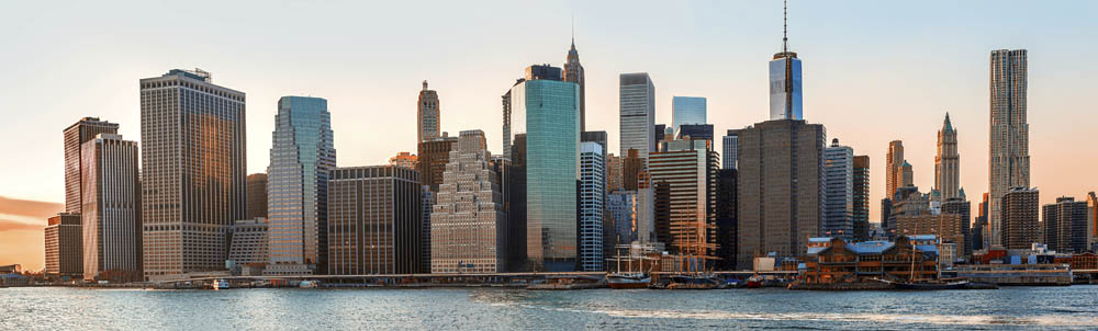 New York City skyline panorama