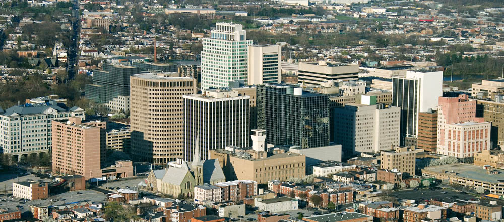 Cityscape of Wilmington, Delaware