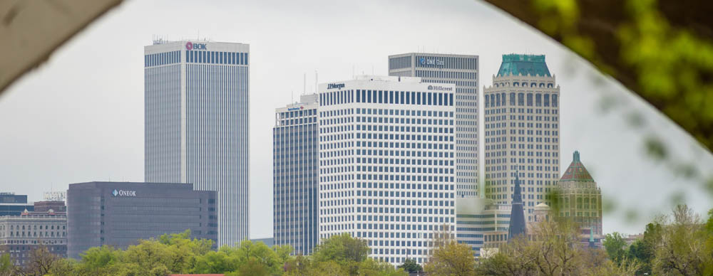 City skyline in Oklahoma