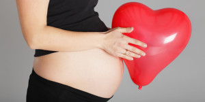 Expectant mother and heart
