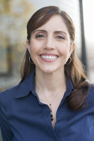 Portrait of smiling woman