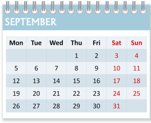 September calendar
