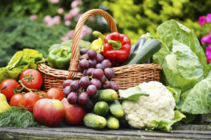 plate of colorful vegetables