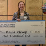 Kayla Klemp, ultrasound scholarship winner