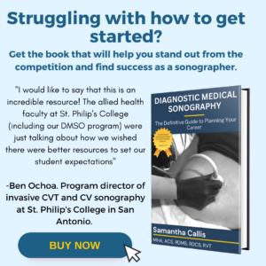 Book on starting your career as a medical sonographer
