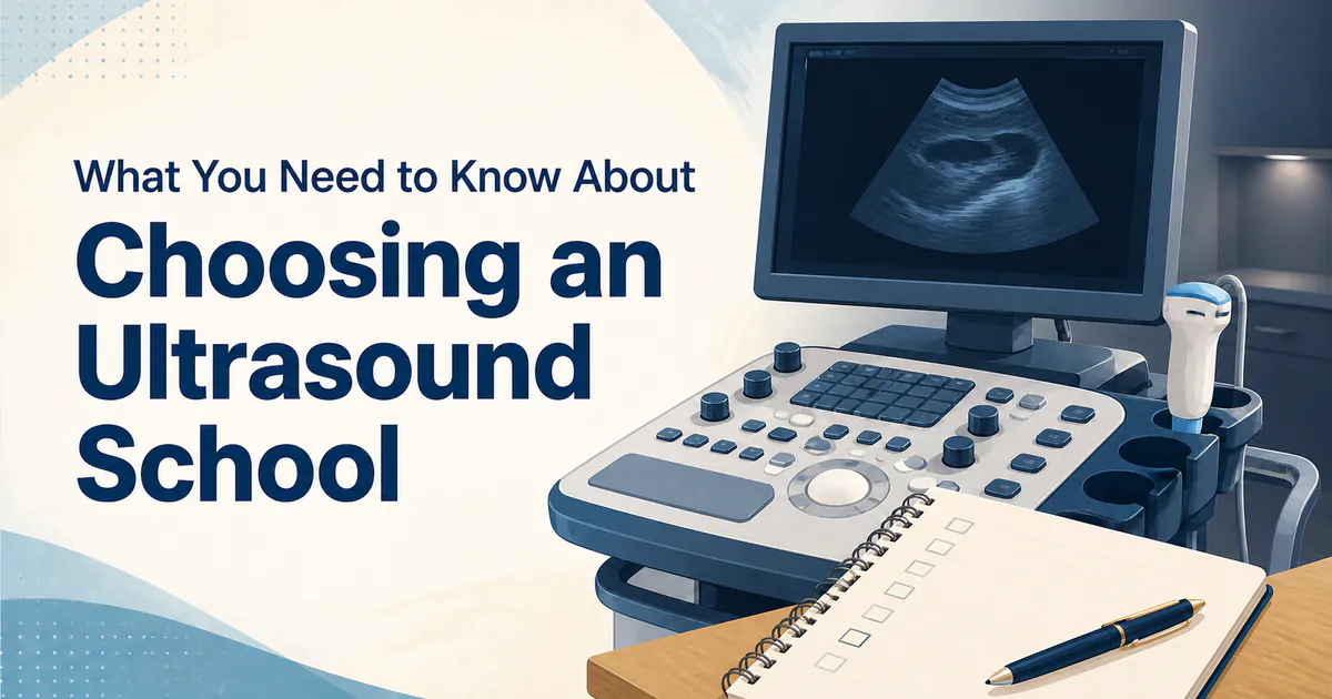 Choosing an Ultrasound School - 3 Part Series